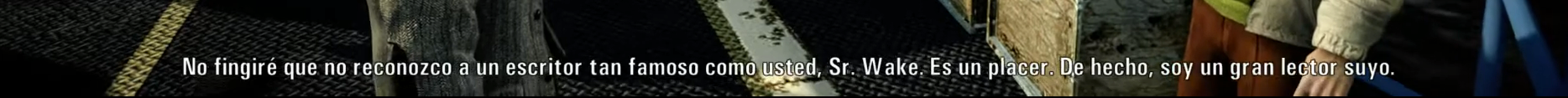 Spanish text sample from video game